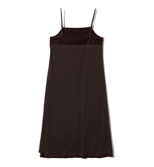 SHIPS Colors 「SHIPS Colors:〈手洗い可能〉ポリエステルベロア キャミ ワンピース」|ワンピース|
