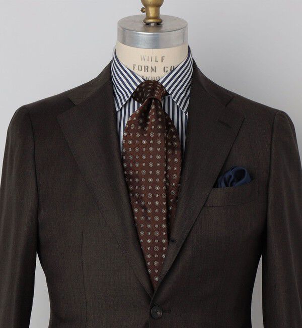 SHIPS「SHIPS: シルク サテン フラワー コモン ネクタイ」|ネクタイ・蝶ネクタイ|