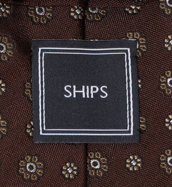 SHIPS「SHIPS: シルク サテン フラワー コモン ネクタイ」|ネクタイ・蝶ネクタイ|