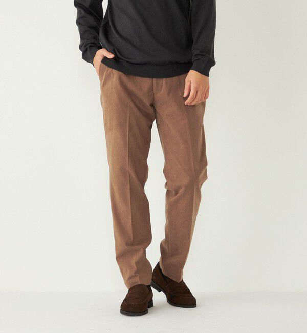 SHIPS Colors 「SHIPS Colors:〈手洗い可能〉AVANT(R) コーデュロイ スラックス」|スラックス|ブラウン