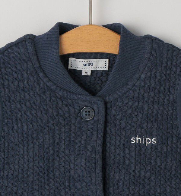 SHIPS KIDS「SHIPS KIDS:80～90cm /ベビー キルト ベスト」|その他ベビーウェア|