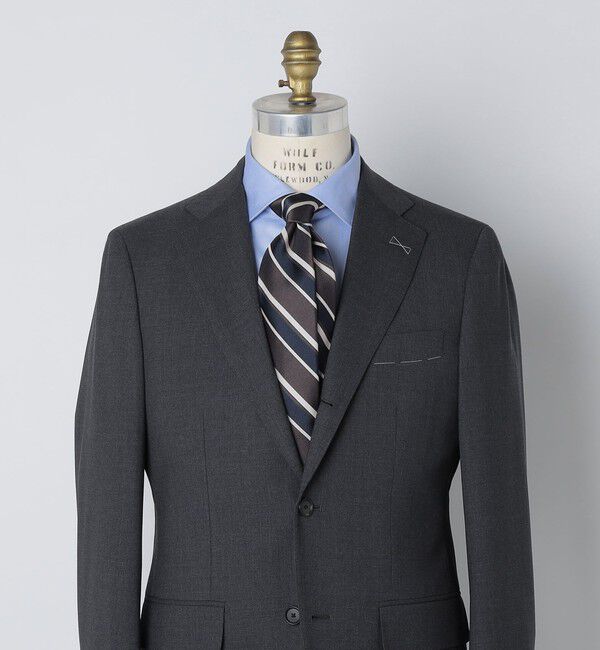 SHIPS「Stefanobigi: シルク リバース レジメンタル ネクタイ」|ネクタイ・蝶ネクタイ|