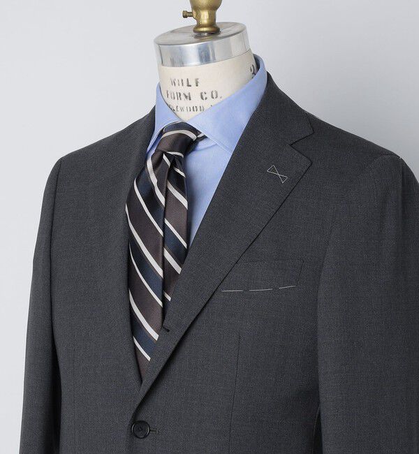 SHIPS「Stefanobigi: シルク リバース レジメンタル ネクタイ」|ネクタイ・蝶ネクタイ|