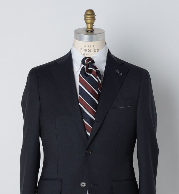 SHIPS「Stefanobigi: シルク リバース レジメンタル ネクタイ」|ネクタイ・蝶ネクタイ|