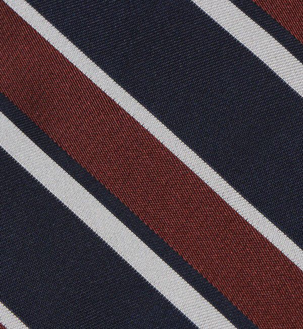 SHIPS「Stefanobigi: シルク リバース レジメンタル ネクタイ」|ネクタイ・蝶ネクタイ|