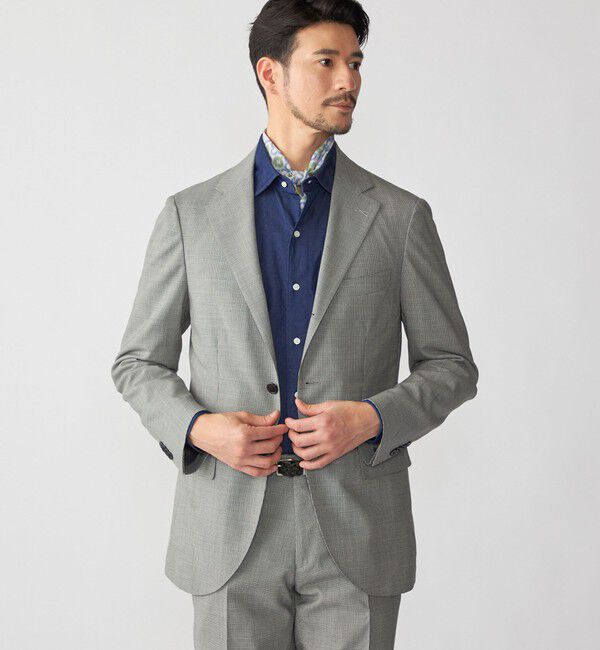 SHIPS「Puccini: コットン シルク タイル モチーフ スカーフ」|バンダナ・スカーフ|