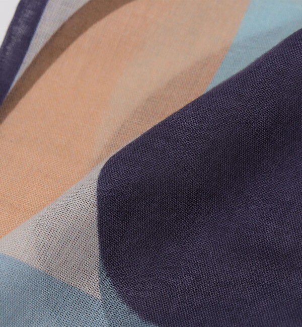 SHIPS「【SHIPS別注】Bleck: BOWIE コットン サークル スカーフ」|バンダナ・スカーフ|