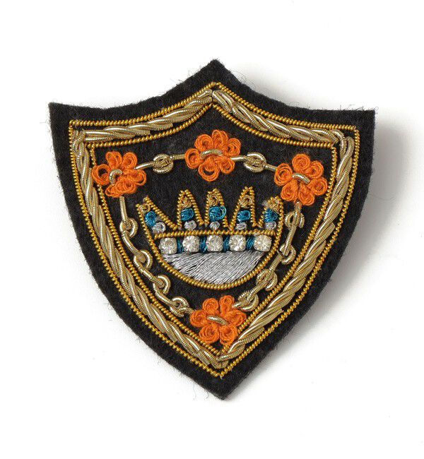 SHIPS for women「ANATHA:刺繍 ブローチ（エンブレム）」|ブローチ・コサージュ|ホワイト