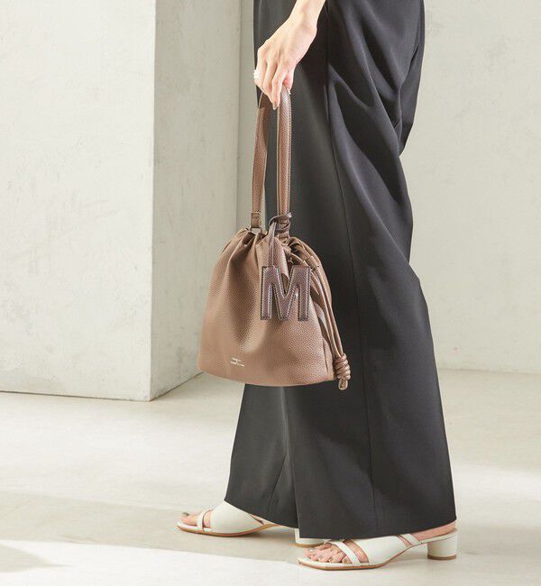 SHIPS for women「《予約》【WEB限定】George Cinq:イニシャル チャーム（ブラウン）」|チャーム・キーホルダー|