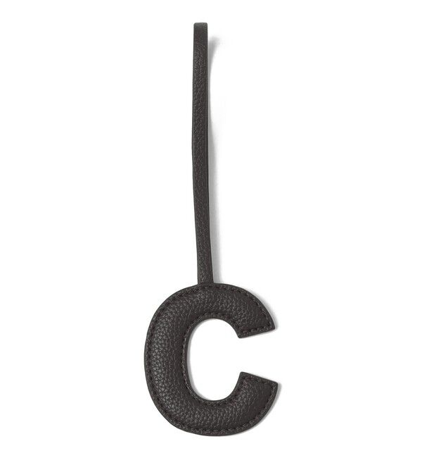 SHIPS for women「《予約》【WEB限定】George Cinq:イニシャル チャーム（ブラック）」|チャーム・キーホルダー|