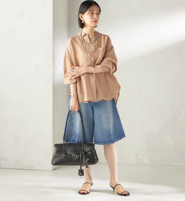 SHIPS for women「《予約》【WEB限定】George Cinq:イニシャル チャーム（ブラック）」|チャーム・キーホルダー|