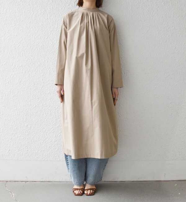 SHIPS any「SHIPS any:〈洗濯機可能〉タイプライター ボウタイ リボン シャツ ワンピース」|ワンピース|