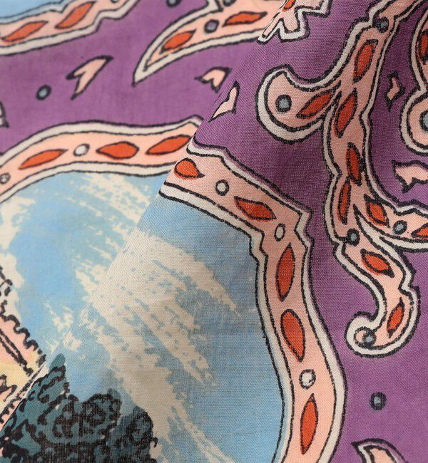 SHIPS for women「BINDU:ワイト MAP スカーフ」|バンダナ・スカーフ|