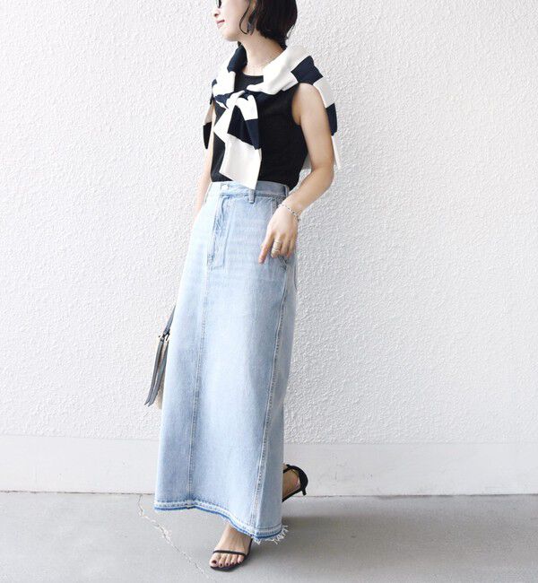 SHIPS for women「《予約》〈手洗い可能〉ラメ 2WAY ノースリーブ プルオーバー」|タンクトップ|