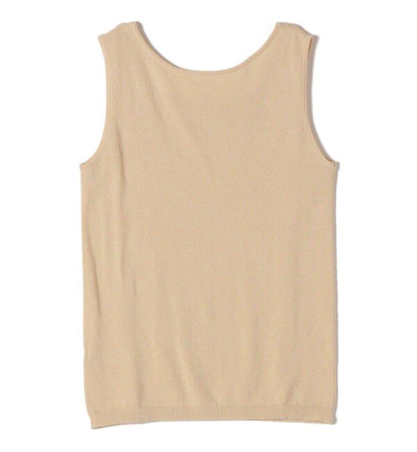 SHIPS for women「《予約》〈手洗い可能〉ラメ 2WAY ノースリーブ プルオーバー」|タンクトップ|