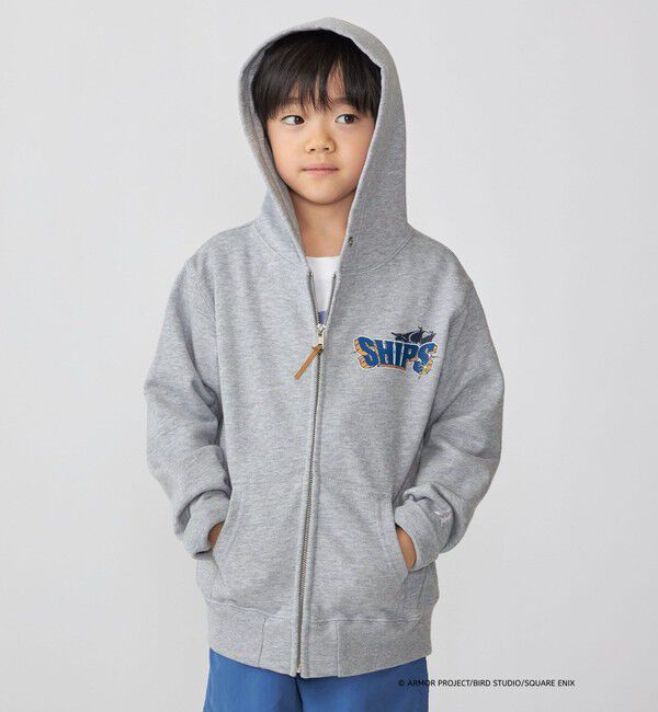 SHIPS KIDS「DQVIIR &times; SHIPS:110～150cm ロゴ ZIP フーディー〈KIDS〉」|パーカー|