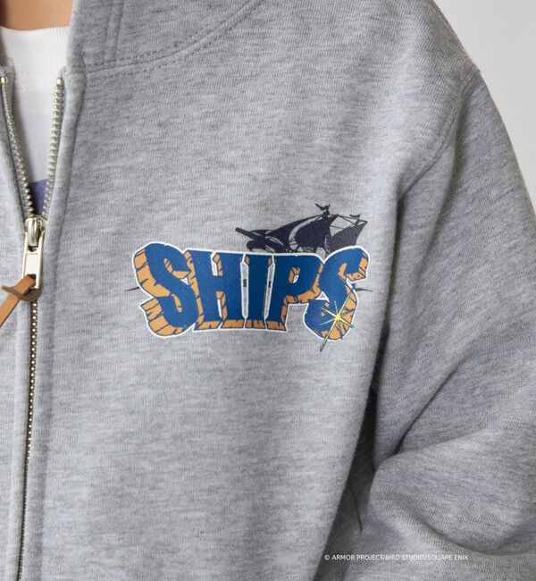 SHIPS KIDS「DQVIIR &times; SHIPS:110～150cm ロゴ ZIP フーディー〈KIDS〉」|パーカー|