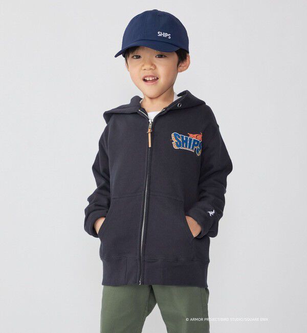 SHIPS KIDS「DQVIIR &times; SHIPS:110～150cm ロゴ ZIP フーディー〈KIDS〉」|パーカー|