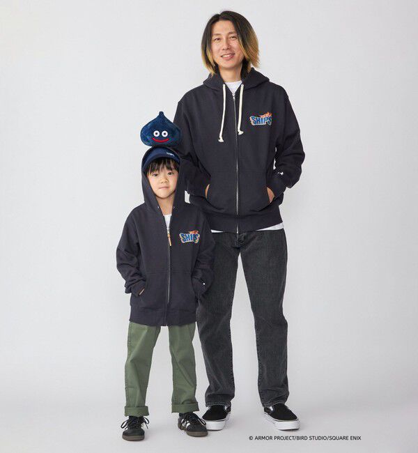 SHIPS KIDS「DQVIIR &times; SHIPS:110～150cm ロゴ ZIP フーディー〈KIDS〉」|パーカー|
