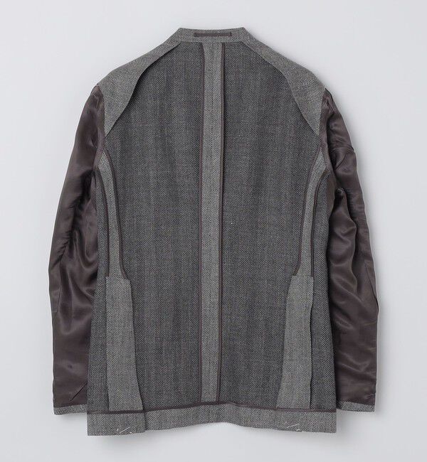 SHIPS「SHIPS: T.G.di Fabio ウール リネン ヘリンボーン ジャケット」|テーラードジャケット|