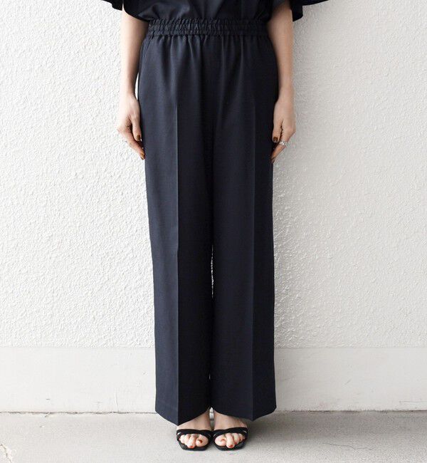 SHIPS any「《予約》SHIPS any:〈洗濯機可能〉リネン ライク ブラウス &times; イージー パンツ セットアップ」|その他|