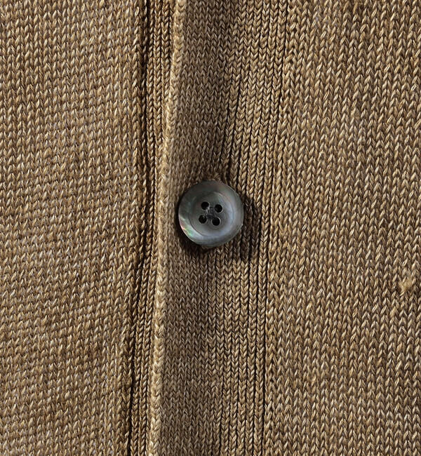 TOMORROWLAND MENS「ティントリネン Vネックニットベスト」|ニット・セーター|