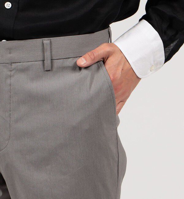 TOMORROWLAND MENS「コットンナイロンポリウレタン スリムパンツ」|チノ|