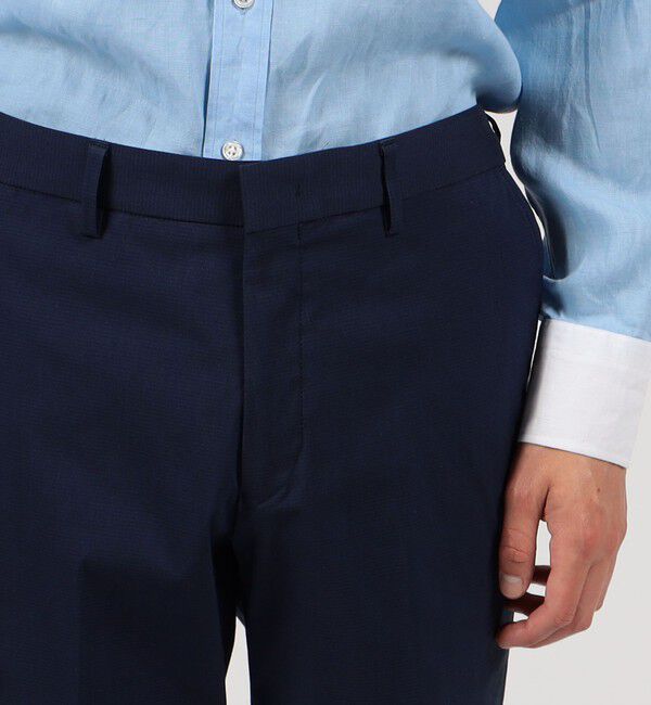 TOMORROWLAND MENS「コットンナイロンポリウレタン スリムパンツ」|チノ|