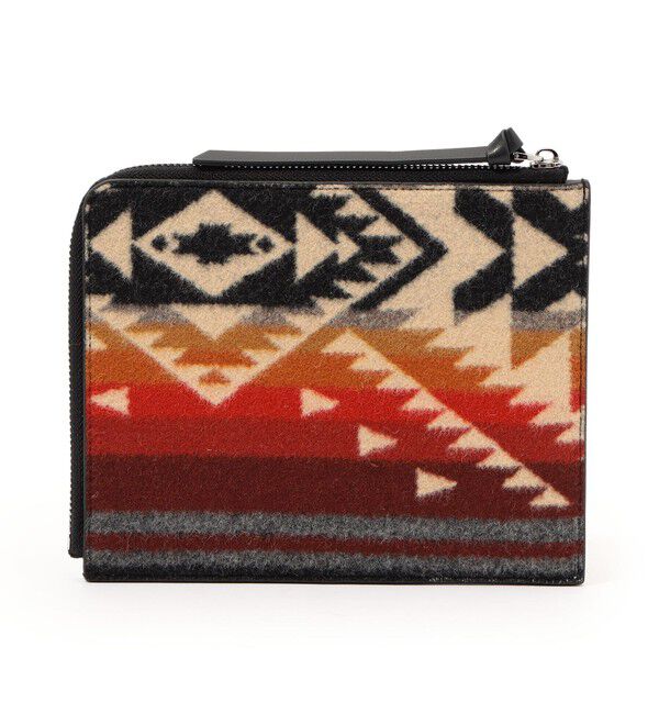 TOMORROWLAND GOODS「【別注】the dilettante ファブリック&times;レザーコンビ マルチケース」|名刺入れ・カードケース|18 ブラック系