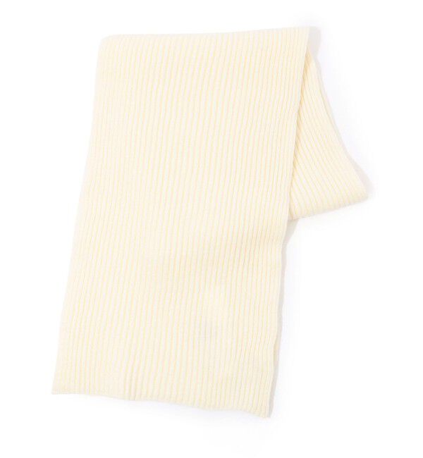 GALERIE VIE「GALERIE VIE ハンドフラットニット マフラー」|マフラー|11 ホワイト