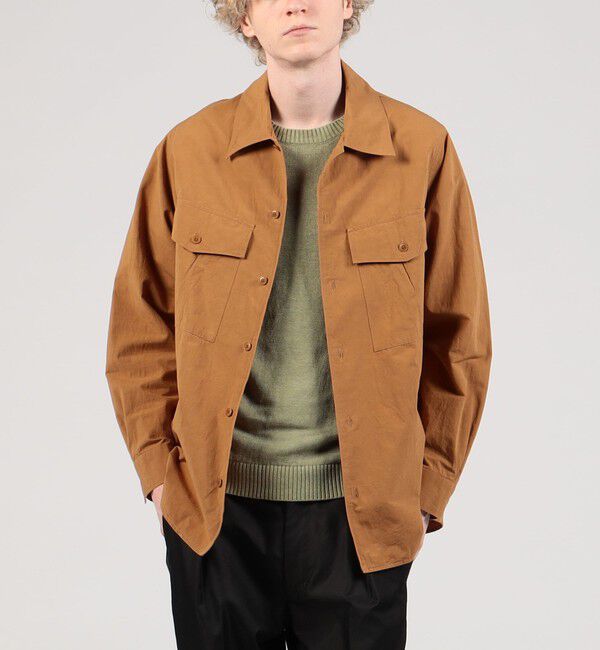 TOMORROWLAND MENS「コットンリネンウェザー ダブルポケットシャツ」|シャツ・ブラウス|