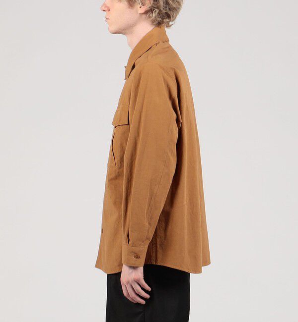 TOMORROWLAND MENS「コットンリネンウェザー ダブルポケットシャツ」|シャツ・ブラウス|