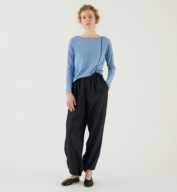 GALERIE VIE「シルクハブタエ トラックイージーパンツ」|その他|