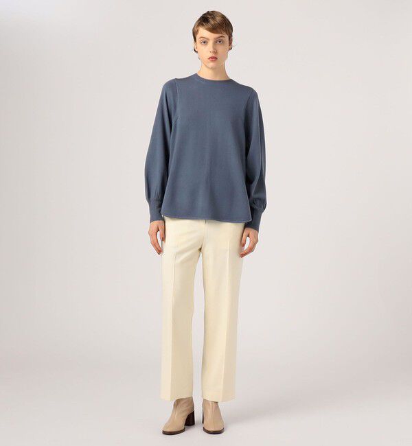 Ballsey「エクストラファインウール バックスリットプルオーバー」|ニット・セーター|