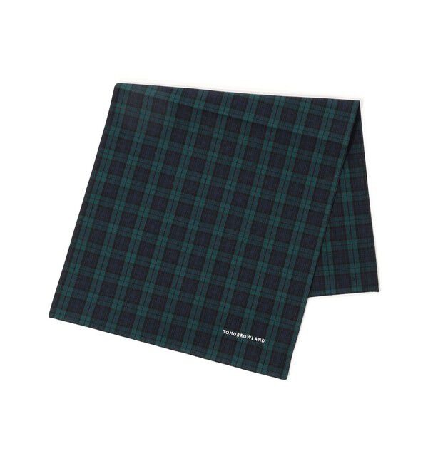 TOMORROWLAND GOODS「TOMORROWLAND コットン チェックハンカチ」|ハンカチ|