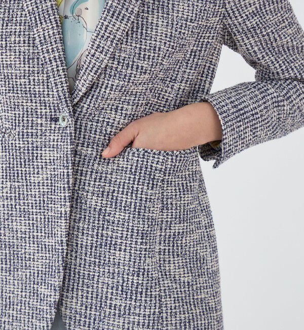 TOMORROWLAND collection「エフェクトジャージー 1Bジャケット」|テーラードジャケット|