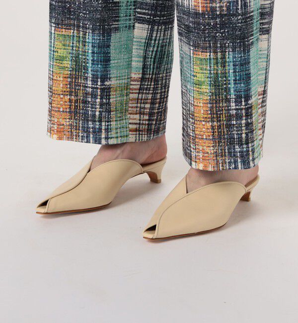 TOMORROWLAND GOODS「HENRI EN VARGO IRINA オープントゥパンプス」|パンプス|