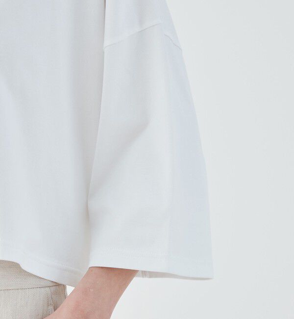GALERIE VIE「コンパクトジャージー ワイドプルオーバー」|Tシャツ・カットソー|