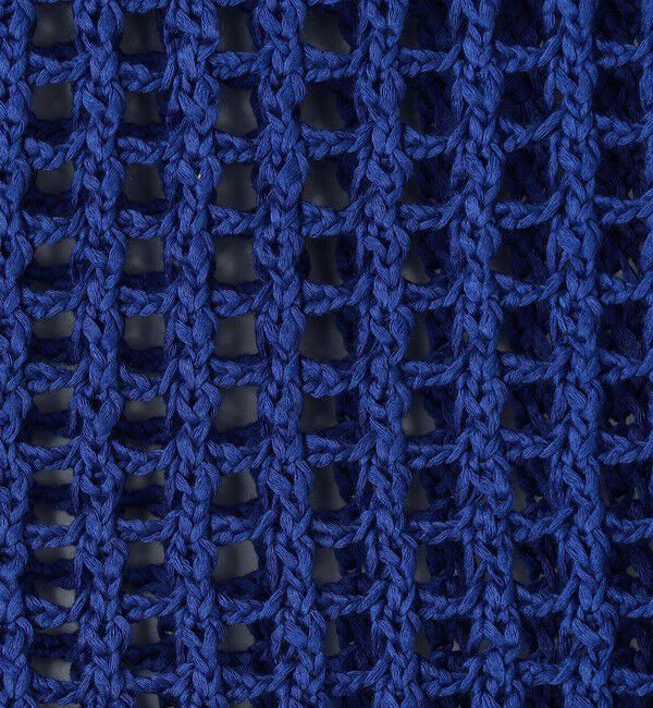 CABaN「コットンメッシュ クルーネックプルオーバー」|ニット・セーター|