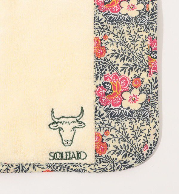 SOULEIADO「SOULEIADO プリントコンビ ハンドタオル」|ハンカチ|