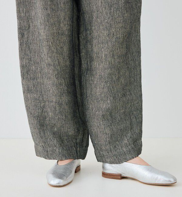 GALERIE VIE「ヘリテージリネン アーミースラックスパンツ」|スラックス|