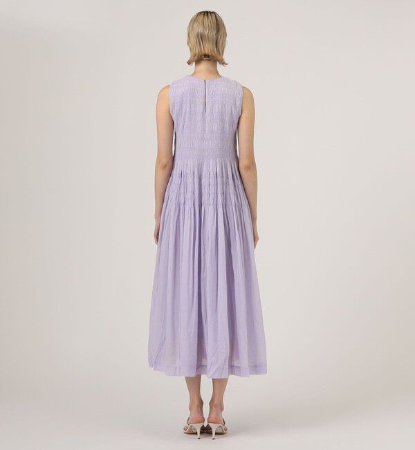 TOMORROWLAND BUYING WEAR「ne Quittez pas COTTON VOILE SHIRRING ドレス」|ワンピース|