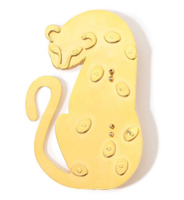 TOMORROWLAND GOODS「MERCEDES SALAZAR Leopard ブローチ」|ブローチ・コサージュ|91 ゴールド