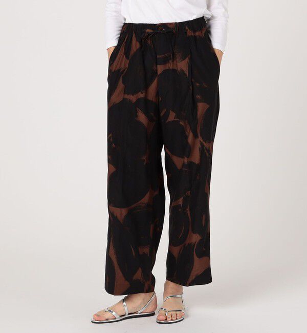 TOMORROWLAND GOODS「HAVERSACK ボタニカルプリント イージーパンツ」|その他|