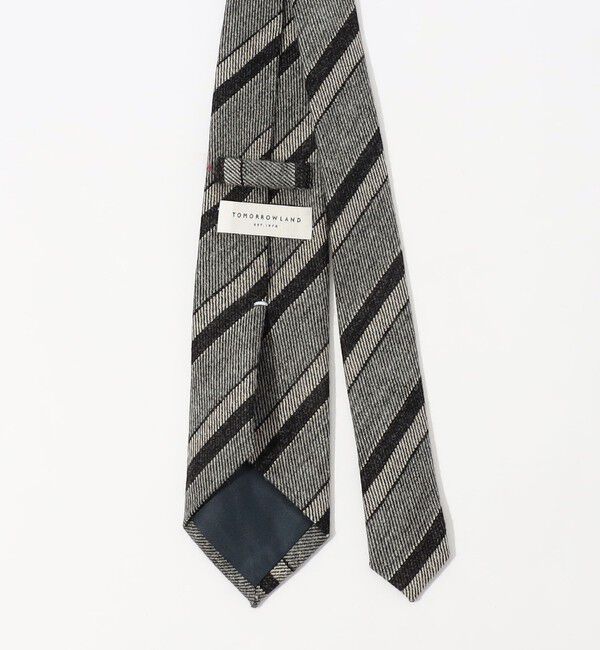 TOMORROWLAND GOODS「TOMORROWLAND ウール レジメンタルストライプネクタイ」|ネクタイ・蝶ネクタイ|