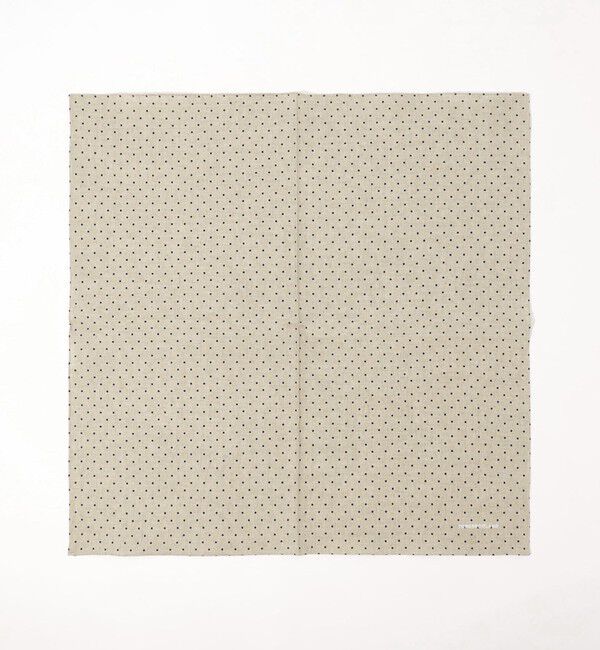 TOMORROWLAND GOODS「TOMORROWLAND コットンリネン ドットハンカチ」|ハンカチ|