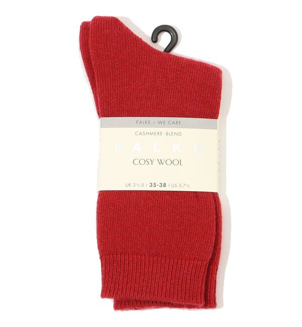 TOMORROWLAND GOODS「FALKE Cosy ウールブレンドソックス」|ソックス|35 レッド