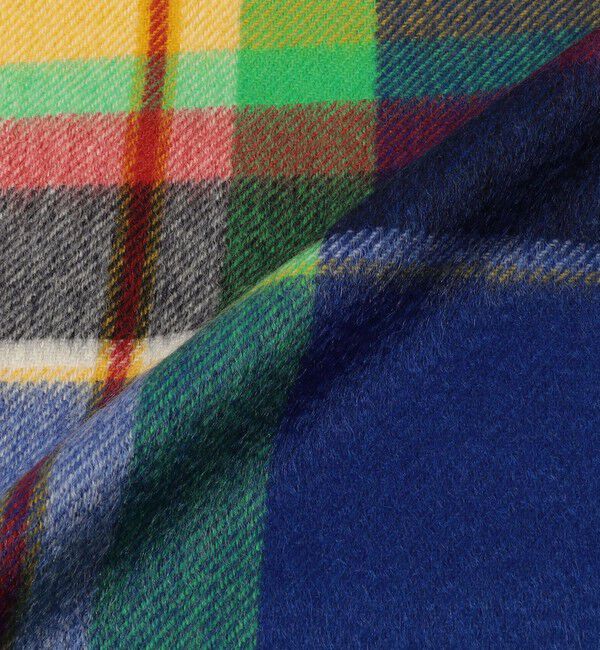 TOMORROWLAND GOODS「Joshua Ellis Plaid カシミヤストール」|ストール|