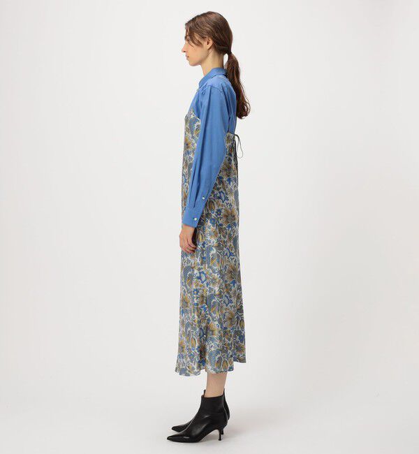 SOULEIADO「アセテートプリント キャミソールワンピース」|ワンピース|