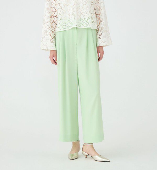 Ballsey「サンディジョーゼット タックワイドパンツ」|その他|